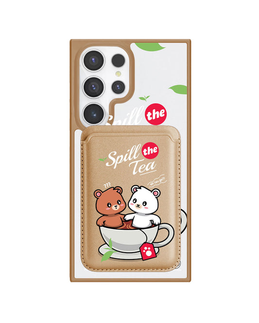 Android Magnetic Wallet Case - Spill the Tea