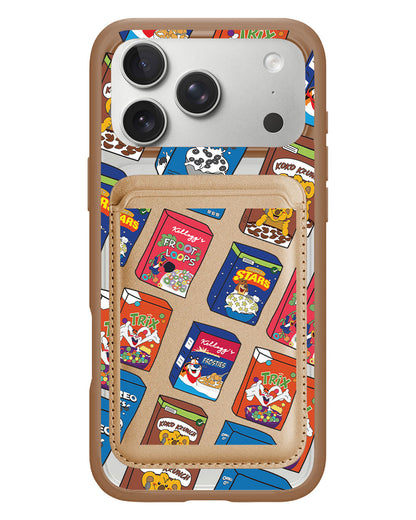 iPhone Magnetic Wallet Case - Cereal Boxes 2.0