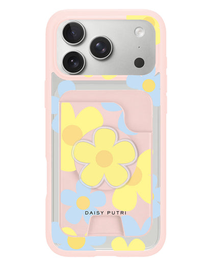 iPhone Magpop Wallet - Daisy Skies