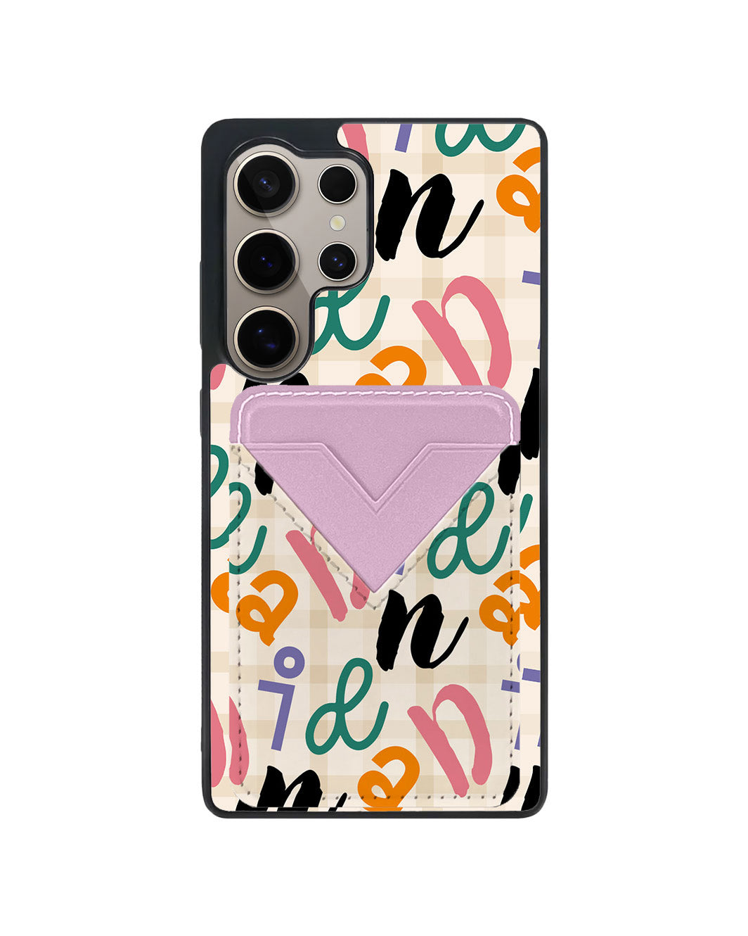 Android Avant Wallet Case - Playful Monogram 3.0