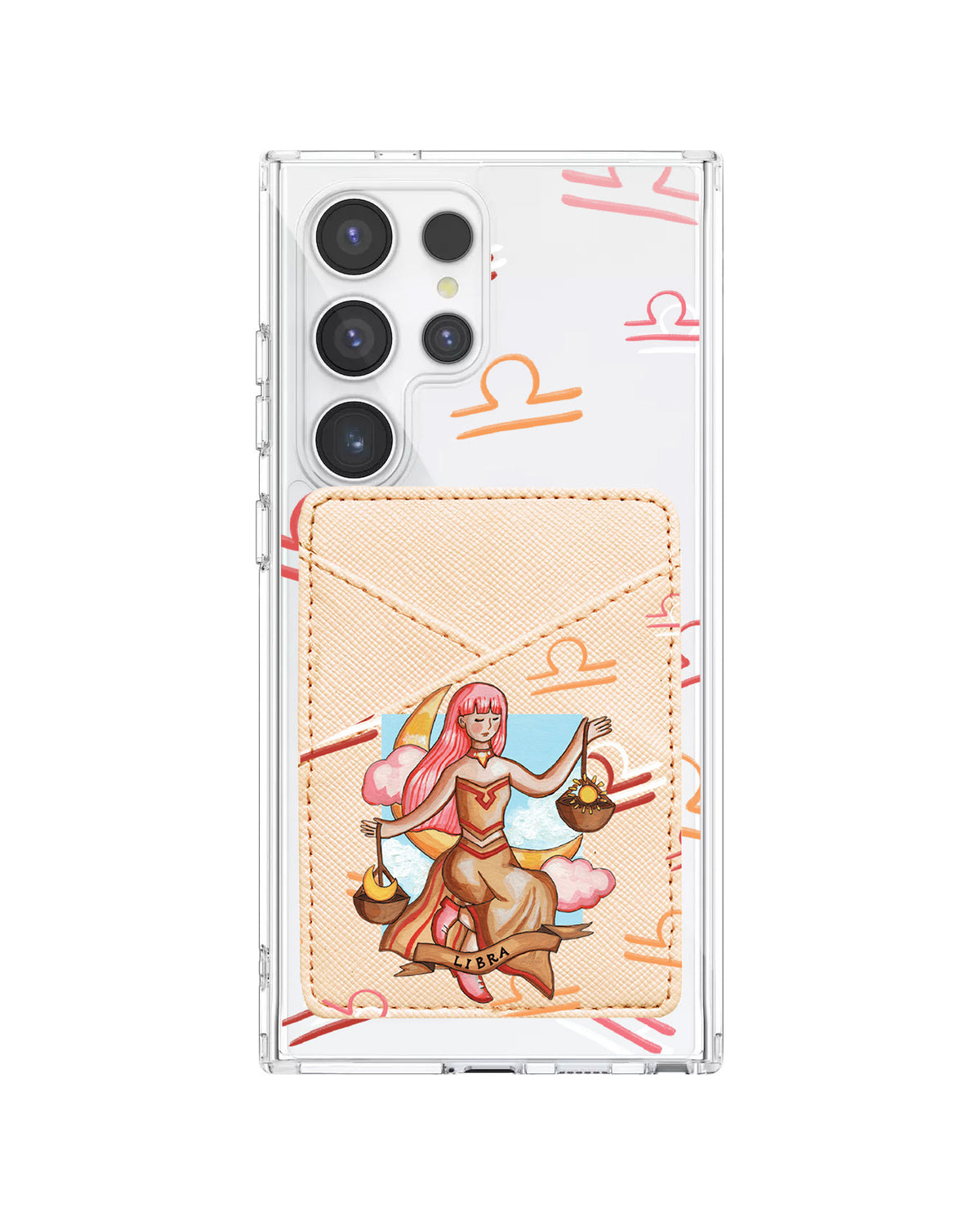 Android Phone Wallet Case - Libra