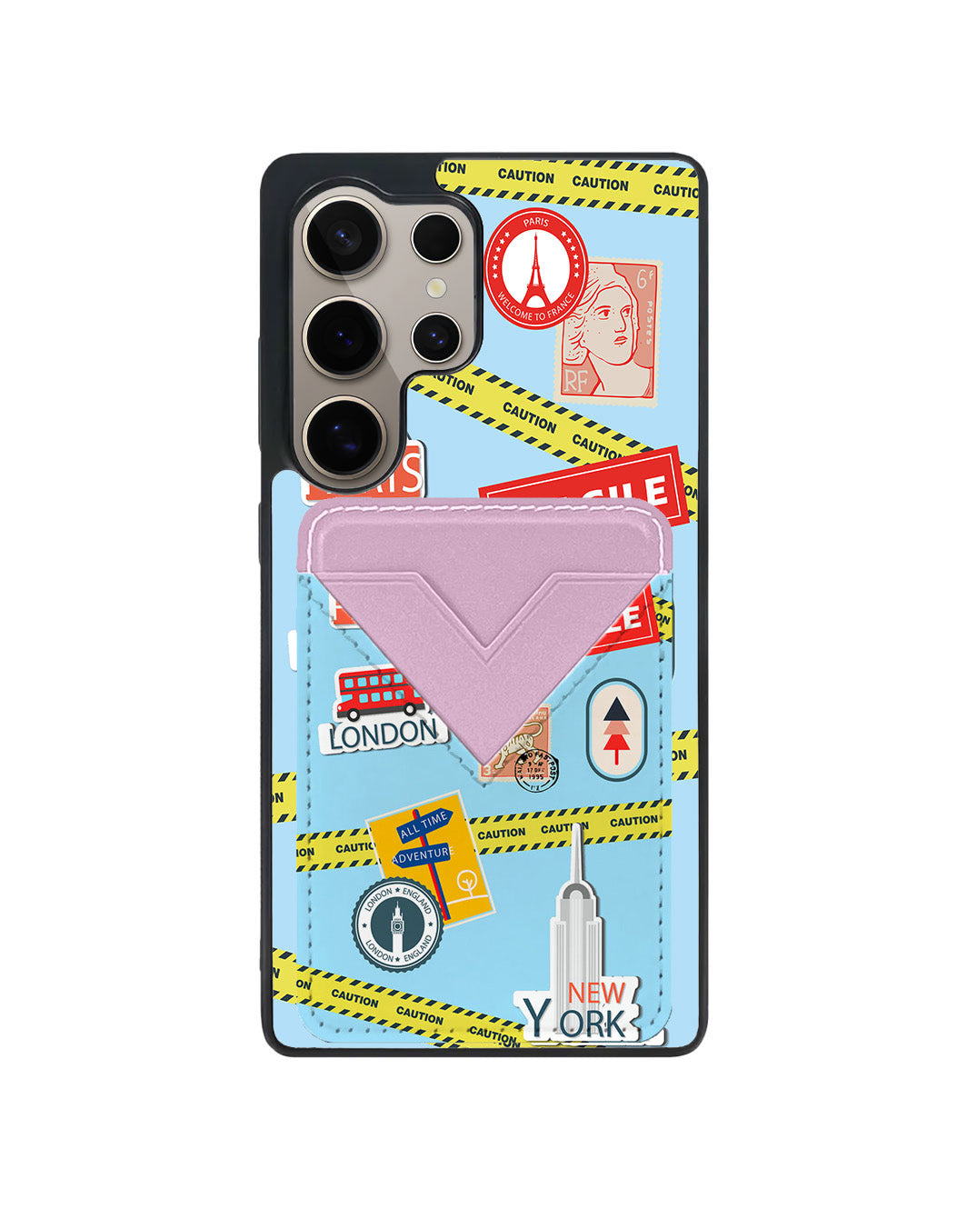 Android Avant Wallet Case - Travel Stickers