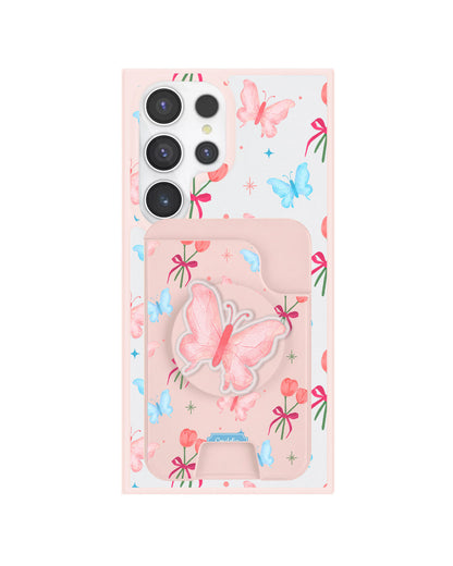 Android Magpop Wallet - Coquette Butterfly