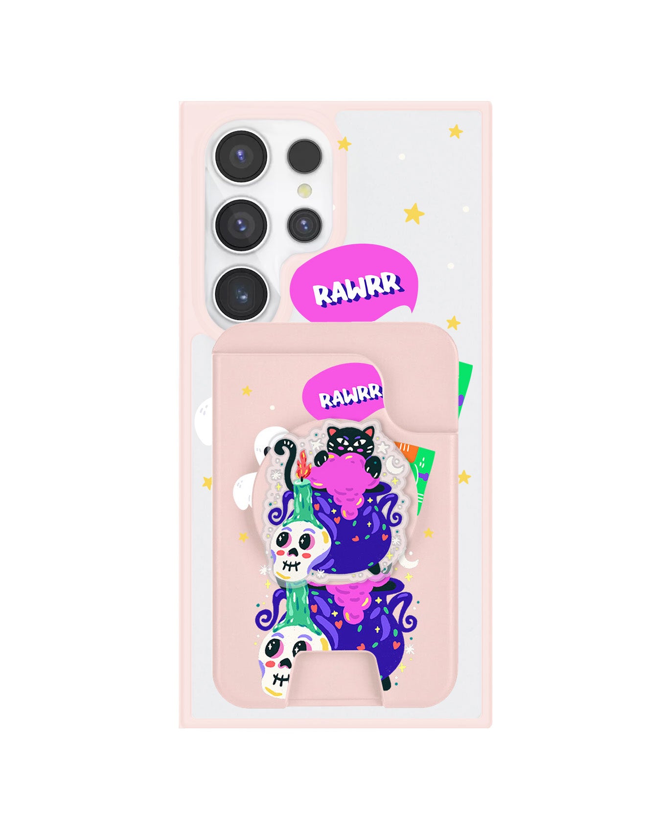 Android Magpop Wallet - Cat Monster