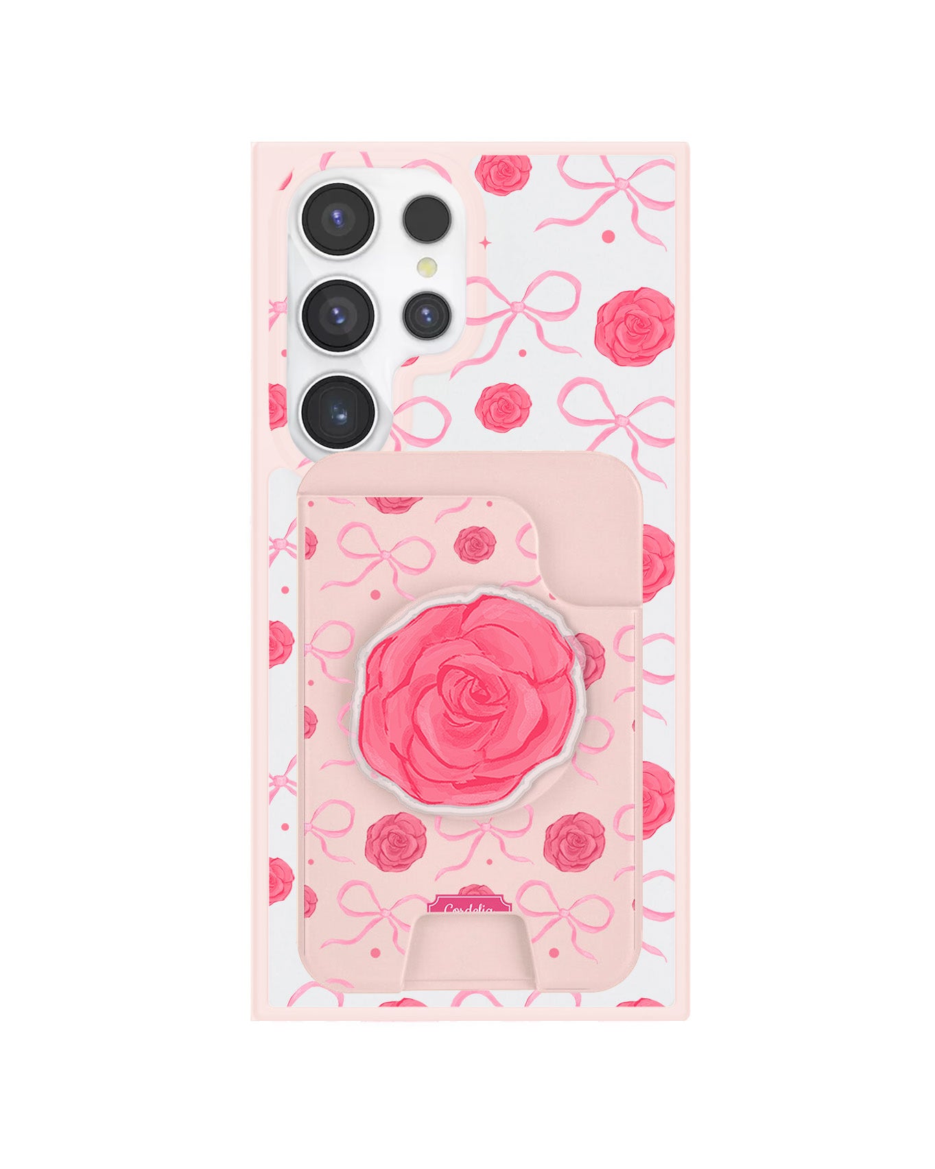 Android Magpop Wallet - Coquette Rose