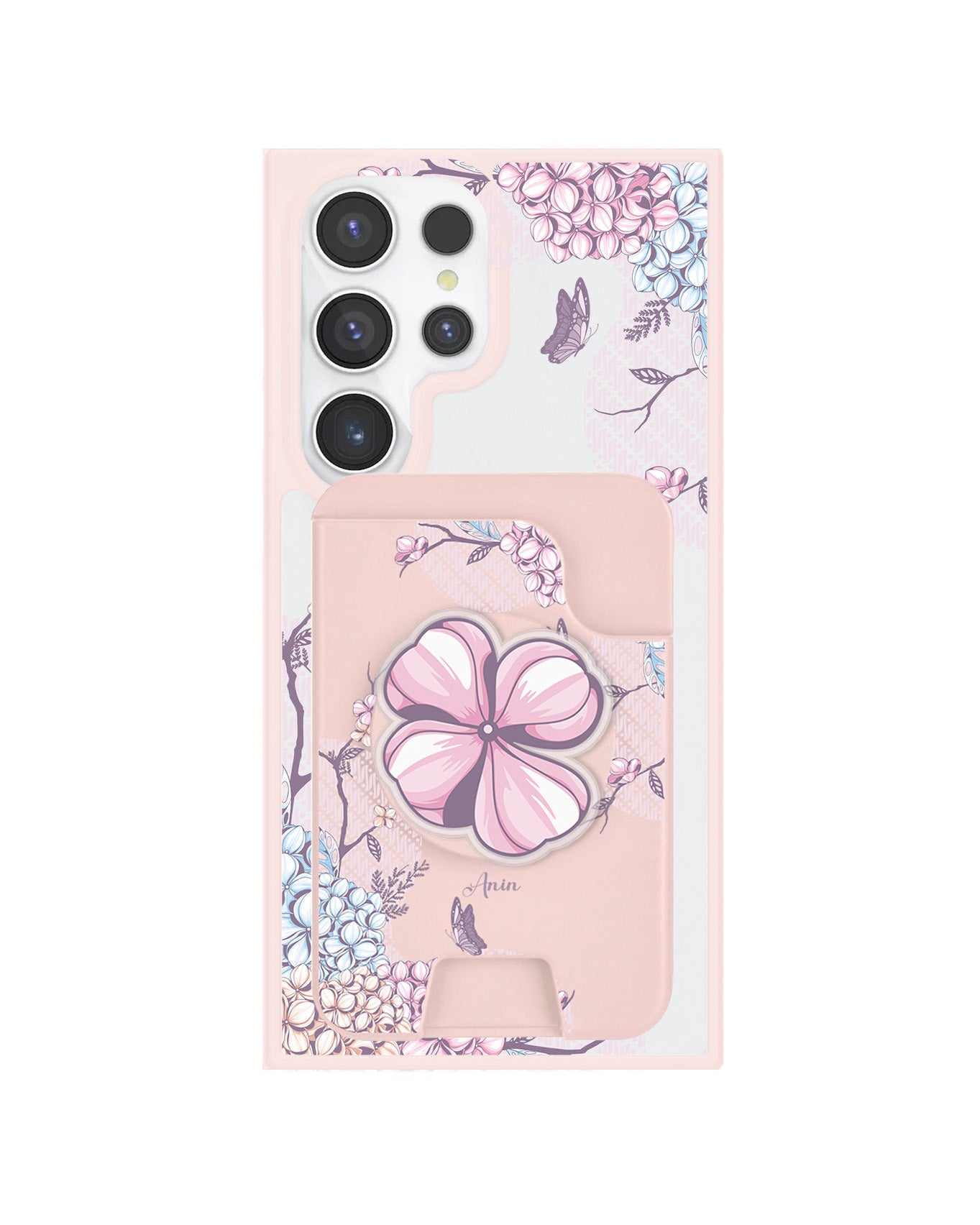 Android Magpop Wallet - Batik Floral