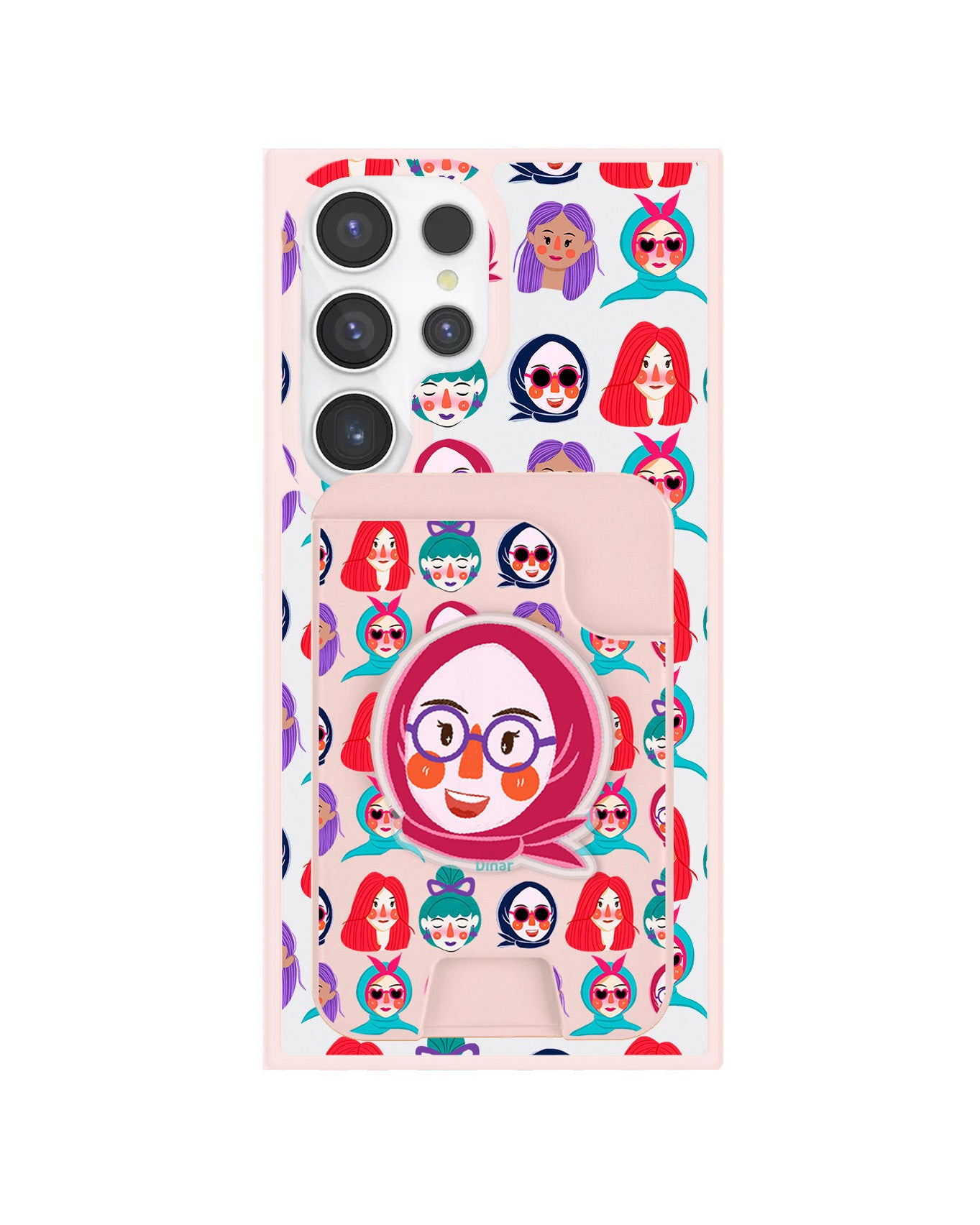 Android Magpop Wallet - Cute Sweety Faces