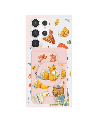 Android Magpop Wallet - Bear & Fox
