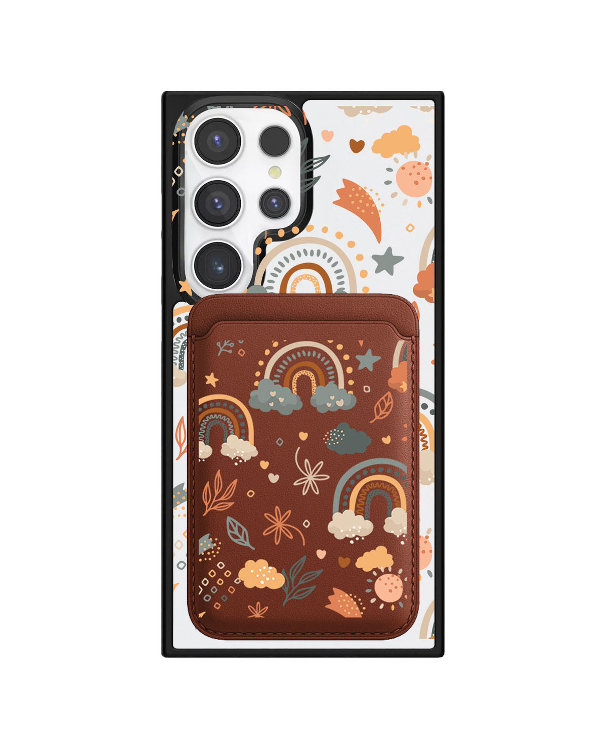 Android Magnetic Wallet Case - Boho 2.0