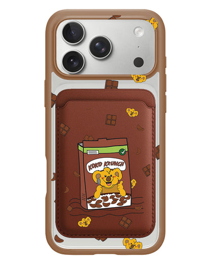 iPhone Magnetic Wallet Case - Choco Cereal