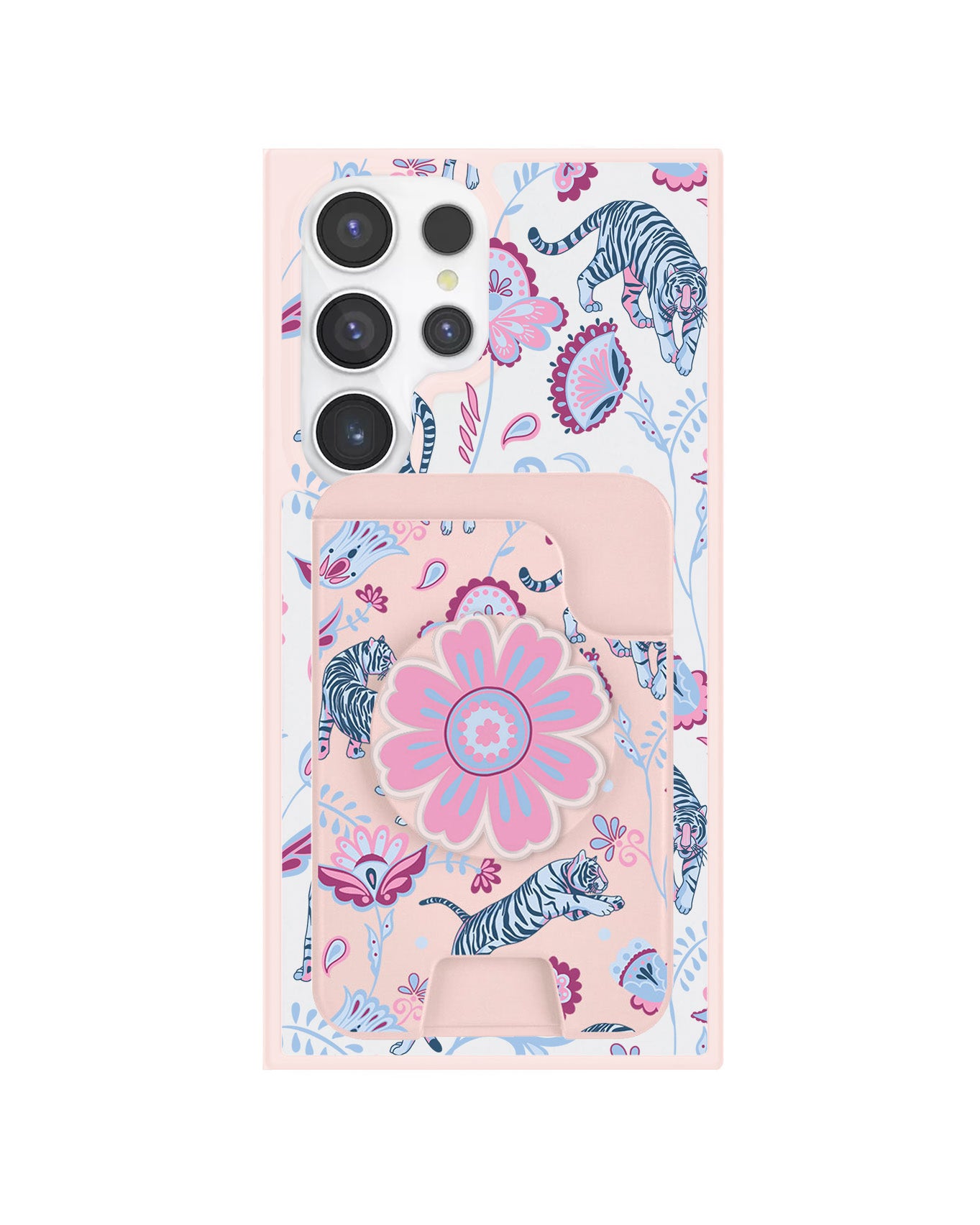 Android Magpop Wallet - Tiger & Floral 3.0