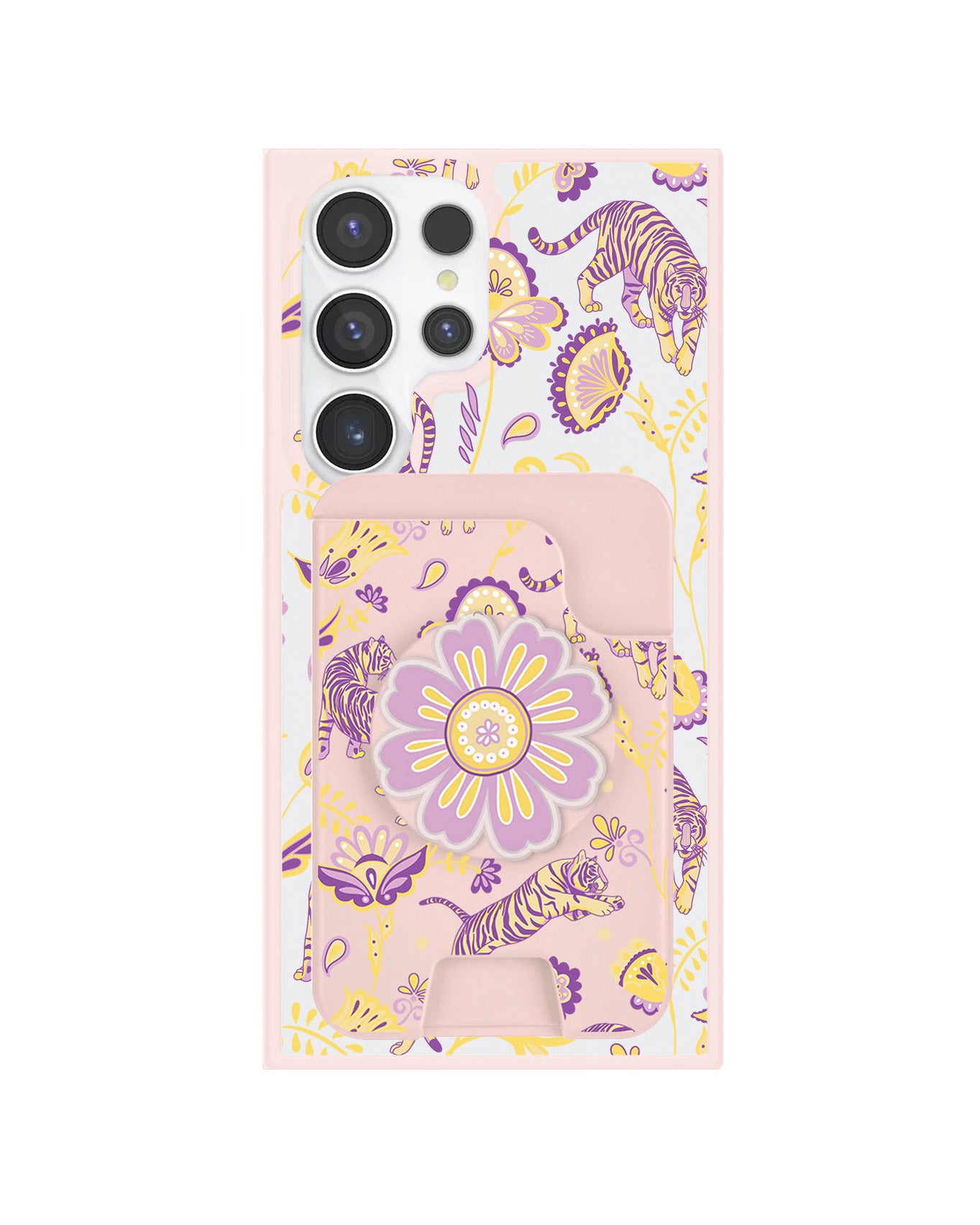 Android Magpop Wallet - Tiger & Floral 4.0