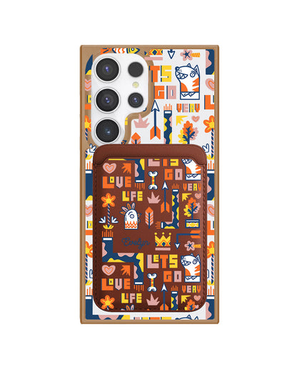 Android Magnetic Wallet Case - Life in Colour
