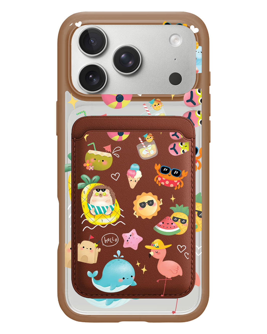 iPhone Magnetic Wallet Case - Summer