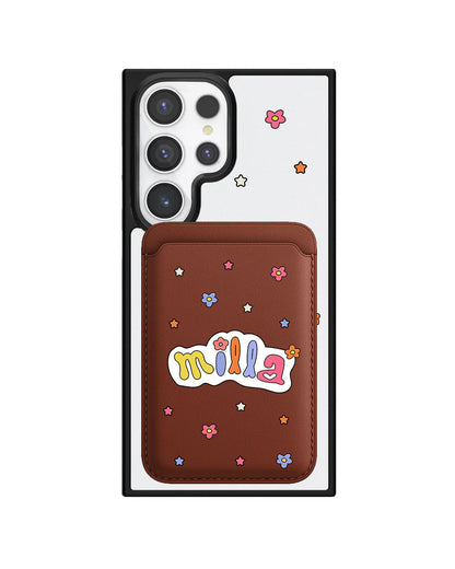 Android Magnetic Wallet Case - Adorable monogram 5.0