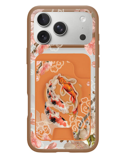 iPhone Magpop Wallet - Oil Painting Koi