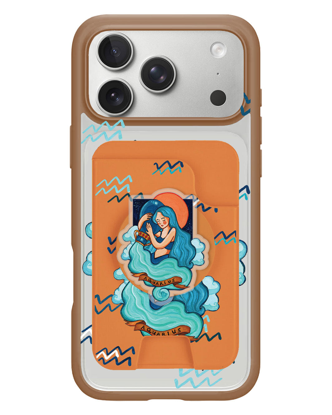 iPhone Magpop Wallet - Aquarius