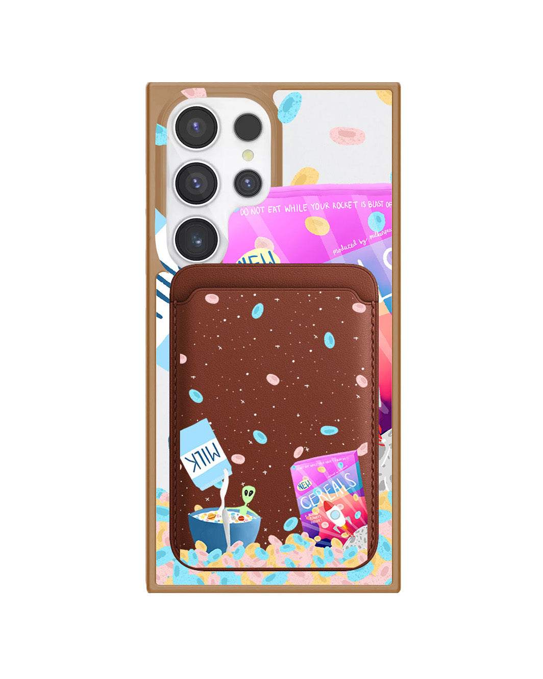 Android Magnetic Wallet Case - Cerealiens