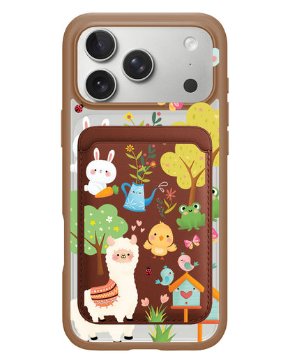 iPhone Magnetic Wallet Case - Spring