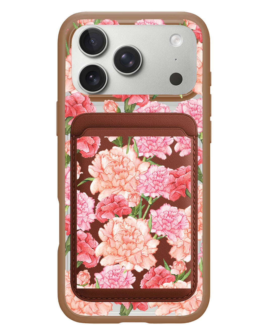 iPhone Magnetic Wallet Case - January Carnation