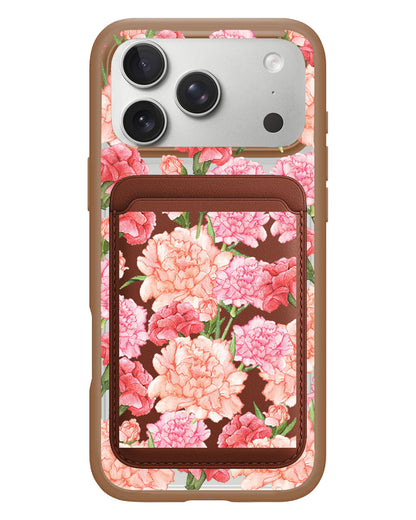 iPhone Magnetic Wallet Case - January Carnation