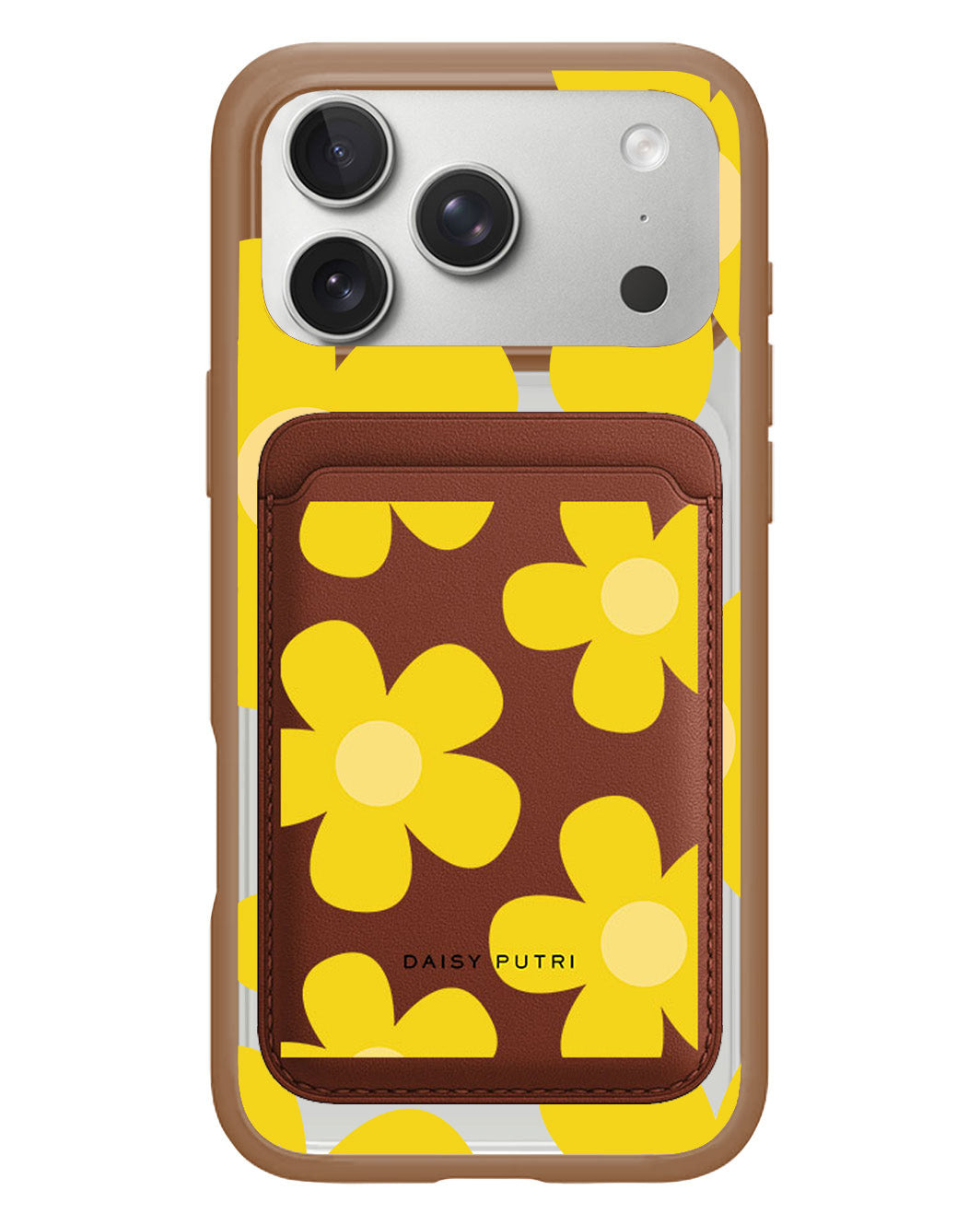iPhone Magnetic Wallet Case - Daisy Sunshine