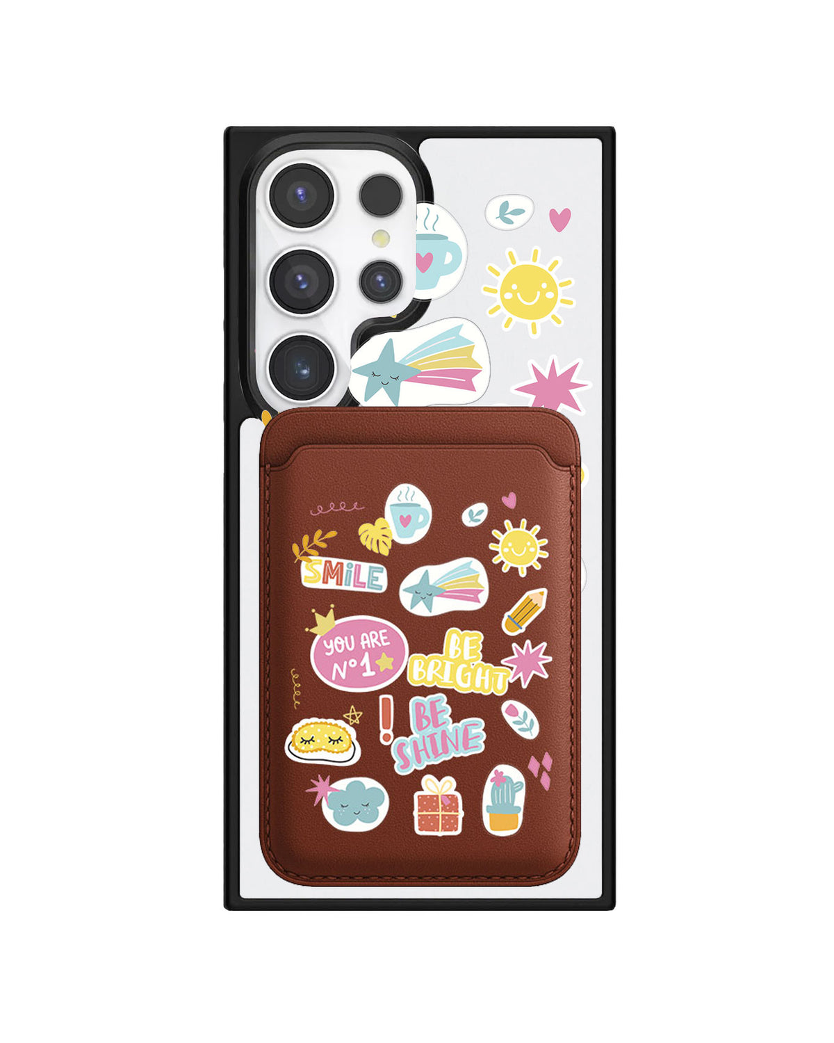 Android Magnetic Wallet Case - Self Love Sticker Pack 3.0