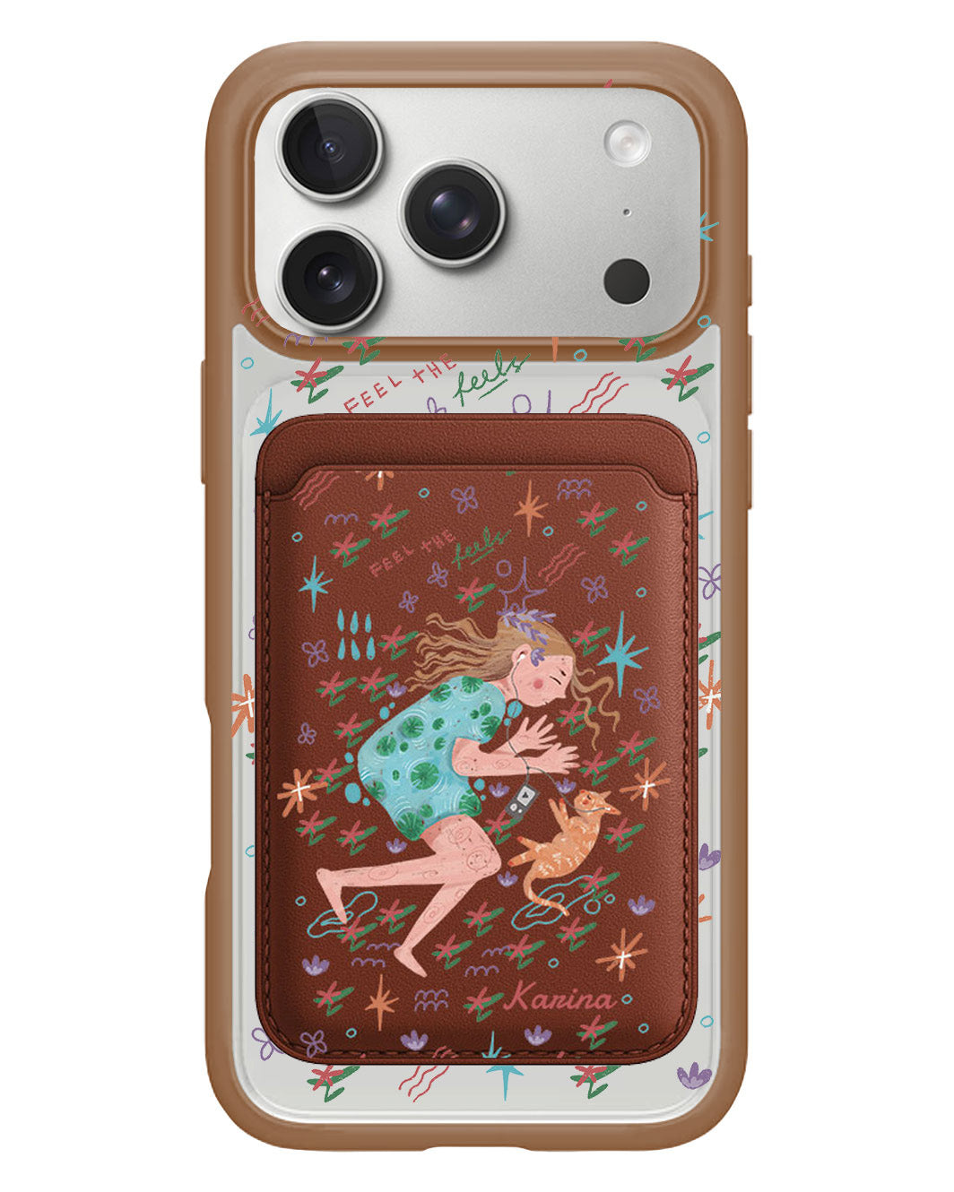 iPhone Magnetic Wallet Case - Feel the Feels
