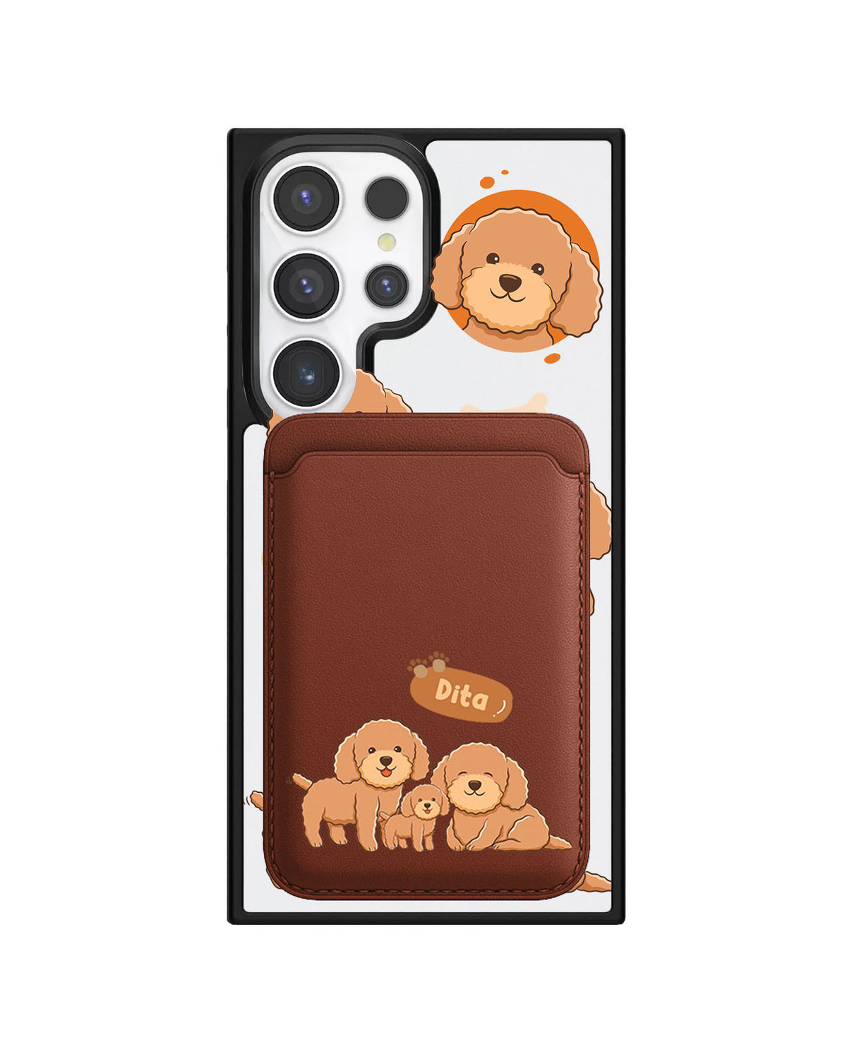 Android Magnetic Wallet Case - Poodle Squad 4.0