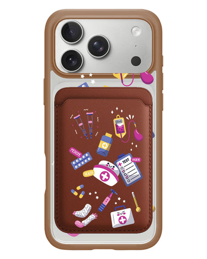 iPhone Magnetic Wallet Case - Nurse