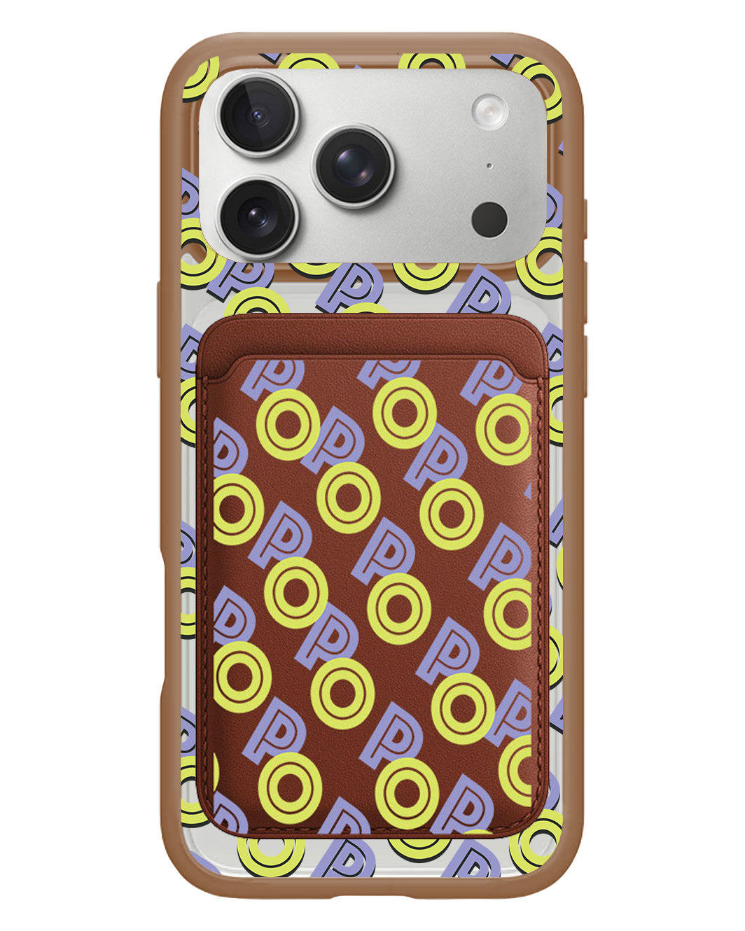 iPhone Magnetic Wallet Case - Initial Monogram 2.0