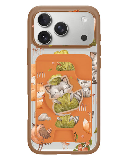iPhone Magpop Wallet - Racoon And Friends