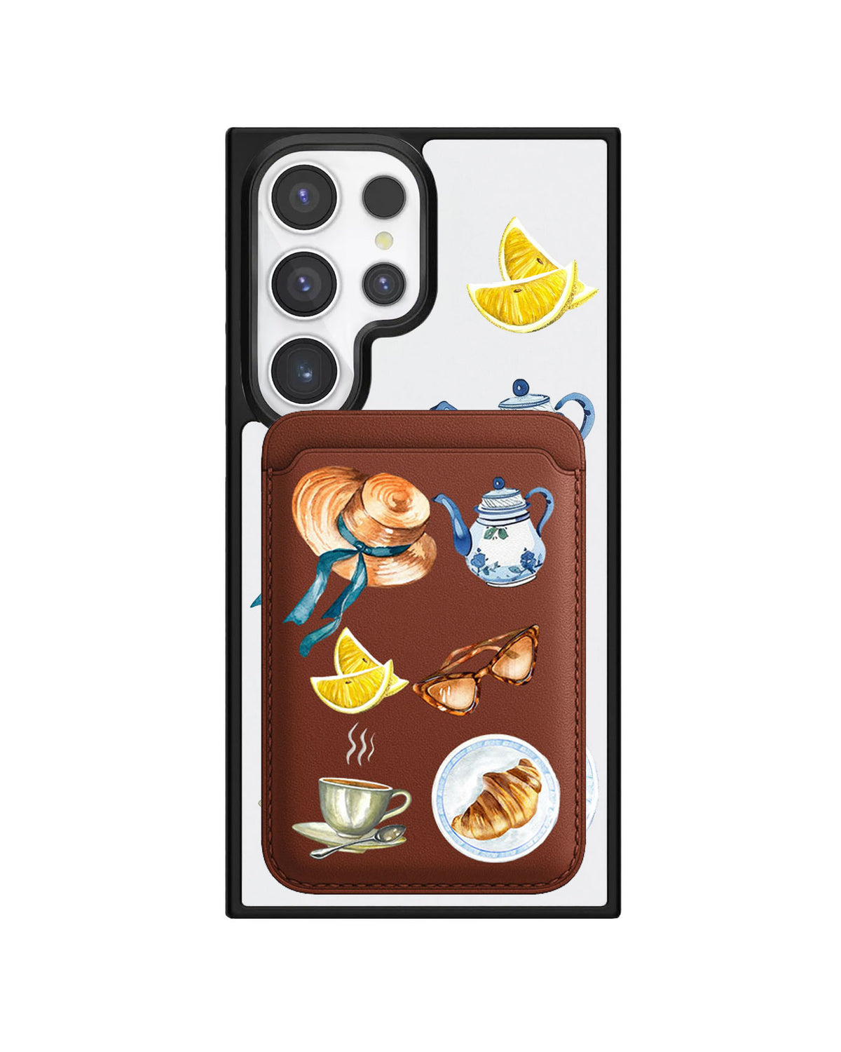 Android Magnetic Wallet Case - Afternoon Tea