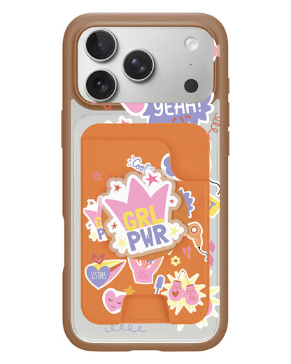 iPhone Magpop Wallet - Girl Power Sticker Pack