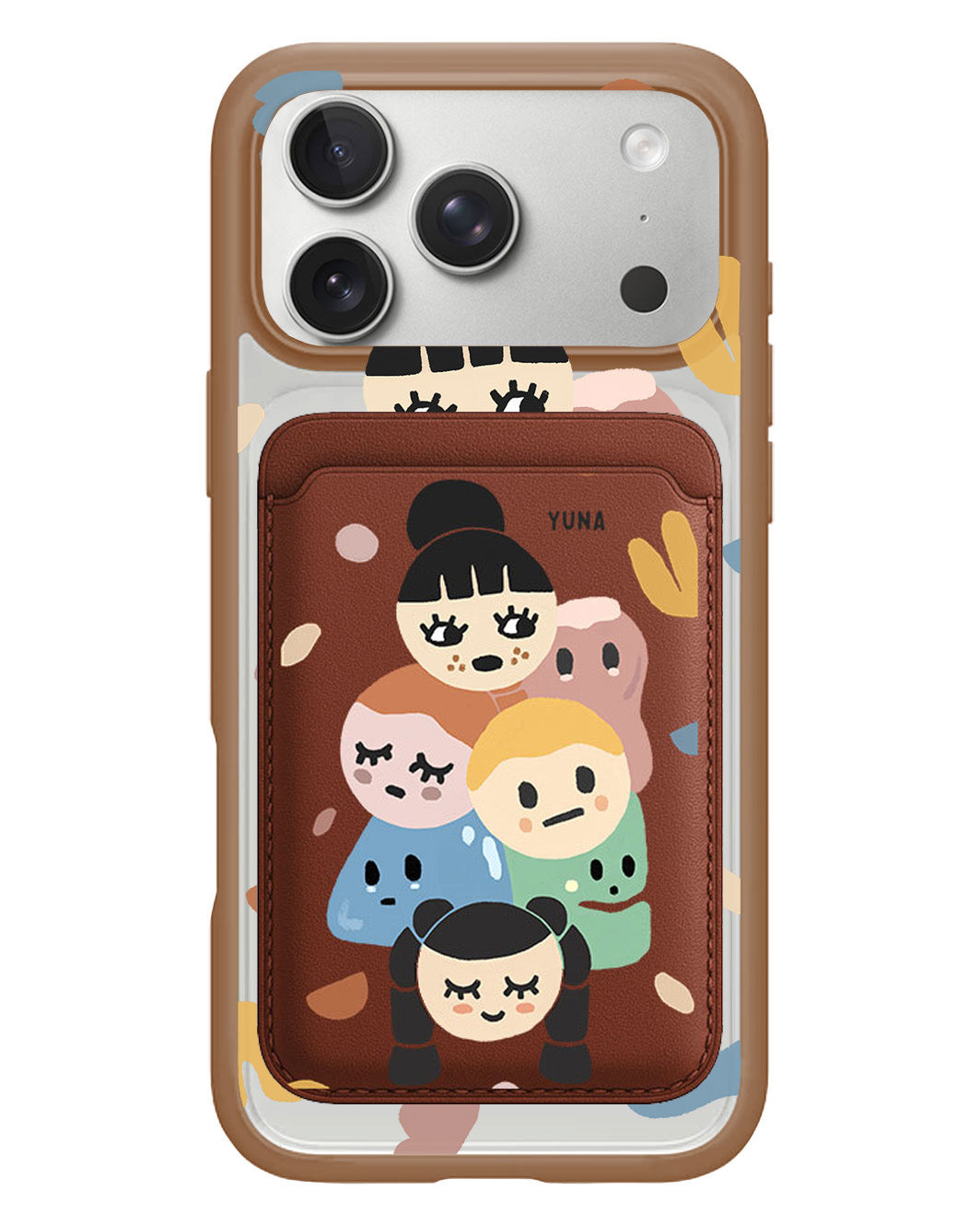 iPhone Magnetic Wallet Case - Doodle 1