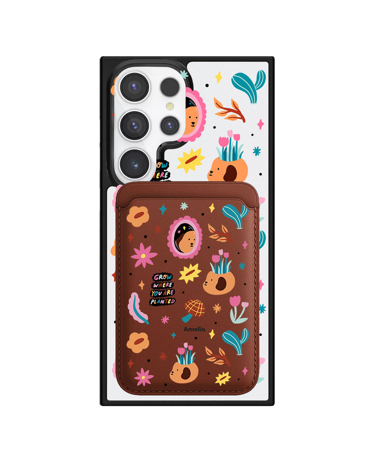 Android Magnetic Wallet Case - Grow And Bloom