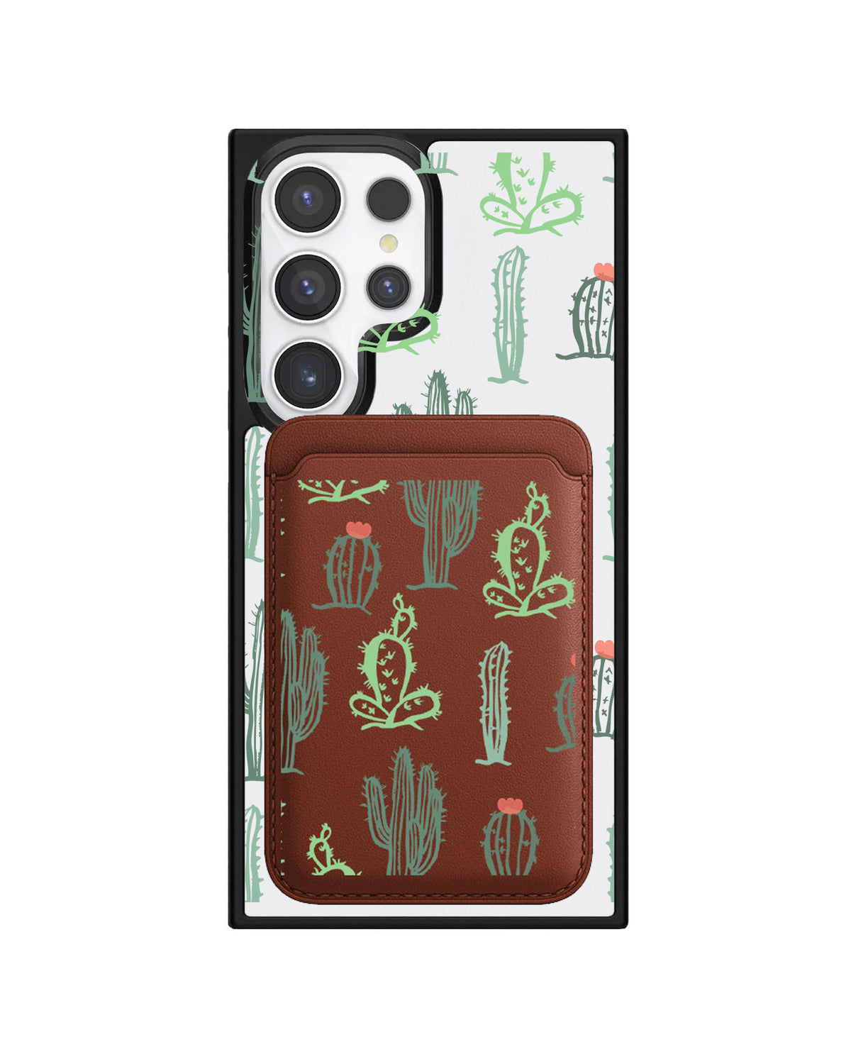 Android Magnetic Wallet Case - Cactus