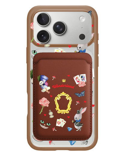 iPhone Magnetic Wallet Case - Wonderland