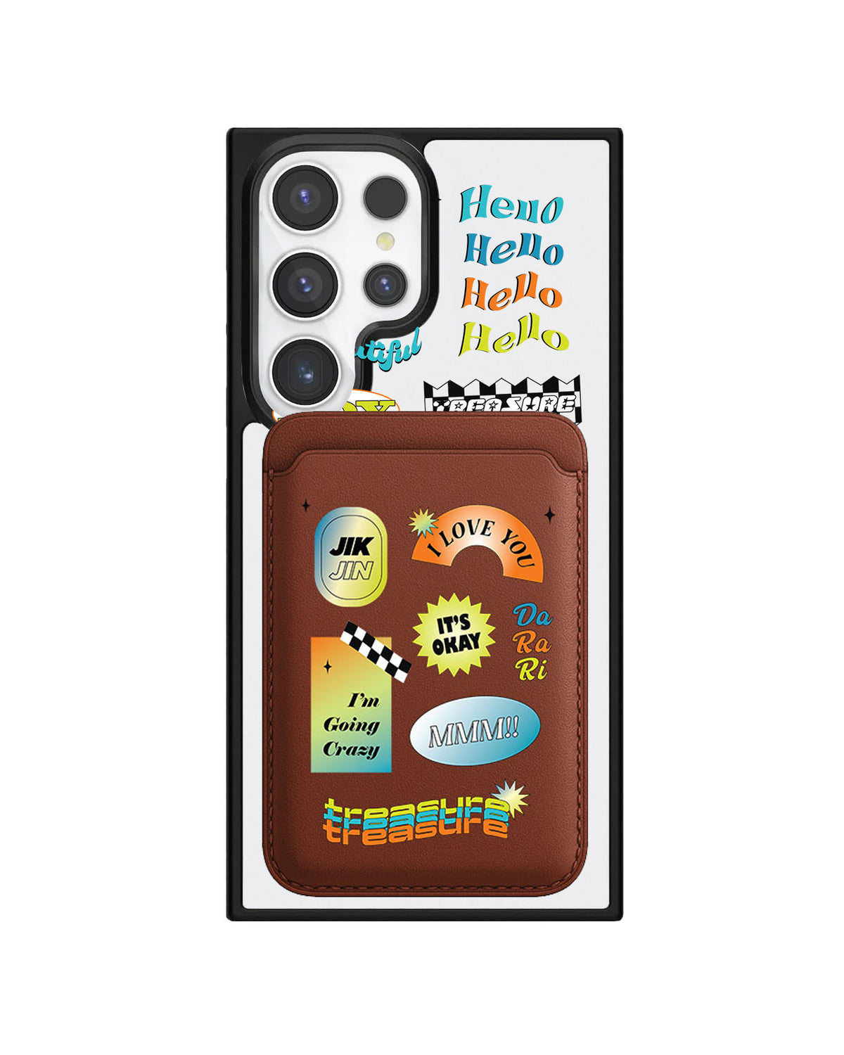 Android Magnetic Wallet Case - Hello Treasure