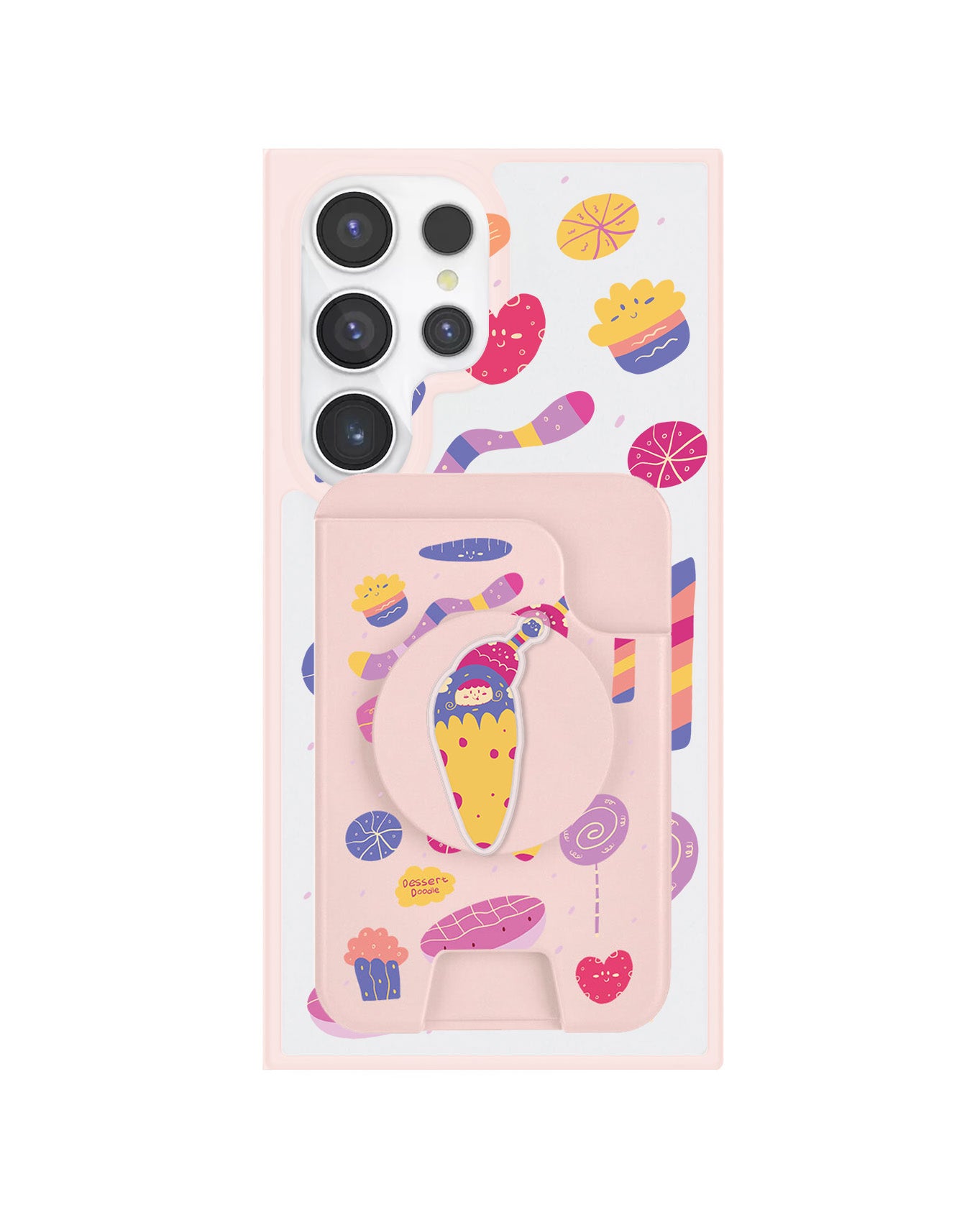Android Magpop Wallet - Dessert Doodle