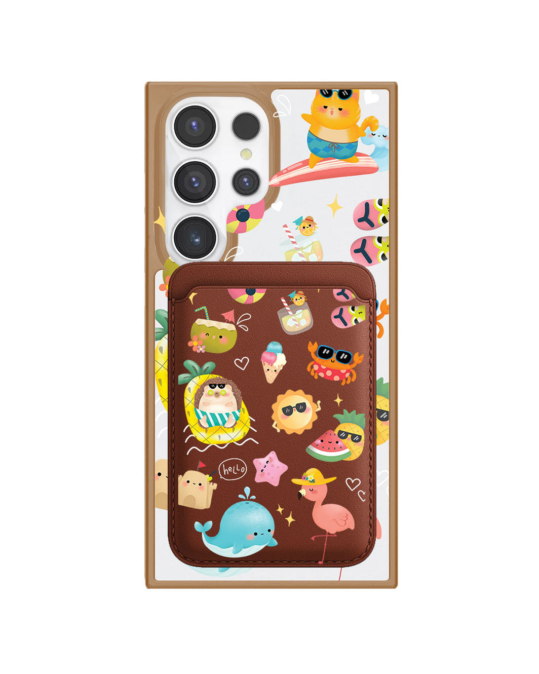 Android Magnetic Wallet Case - Summer