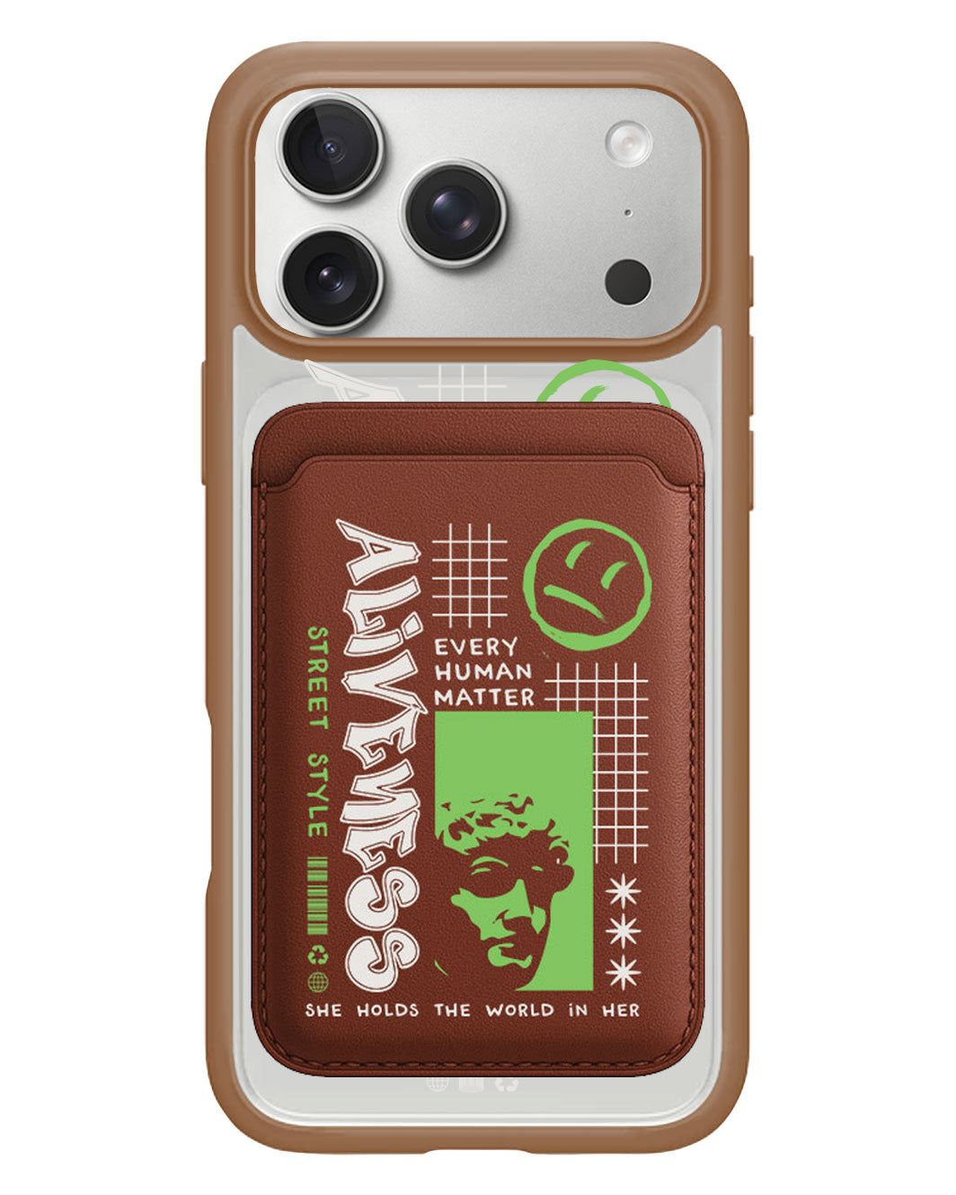 iPhone Magnetic Wallet Case - Alive
