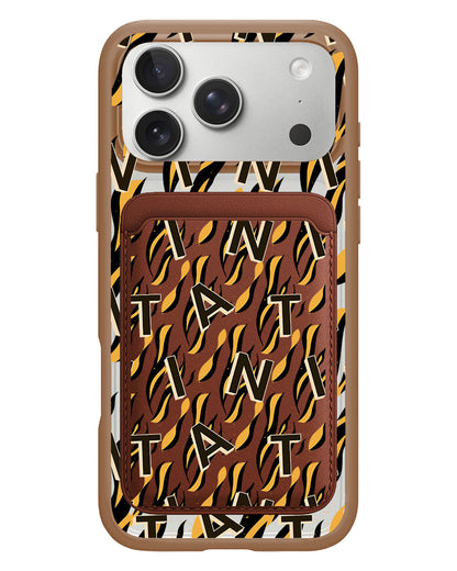 iPhone Magnetic Wallet Case - Tiger Monogram 1.0
