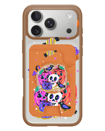 iPhone Magpop Wallet - Pumpkins Monster