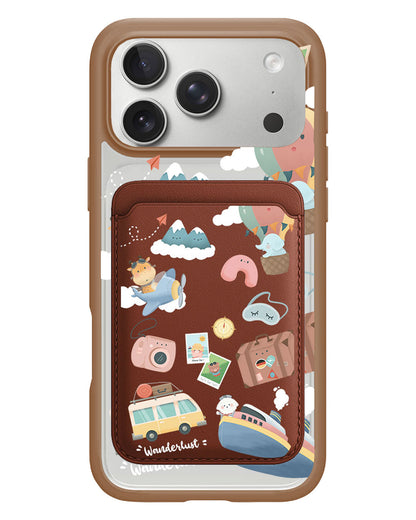 iPhone Magnetic Wallet Case - Travel