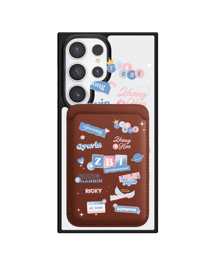 Android Magnetic Wallet Case - Zerobaseone Members