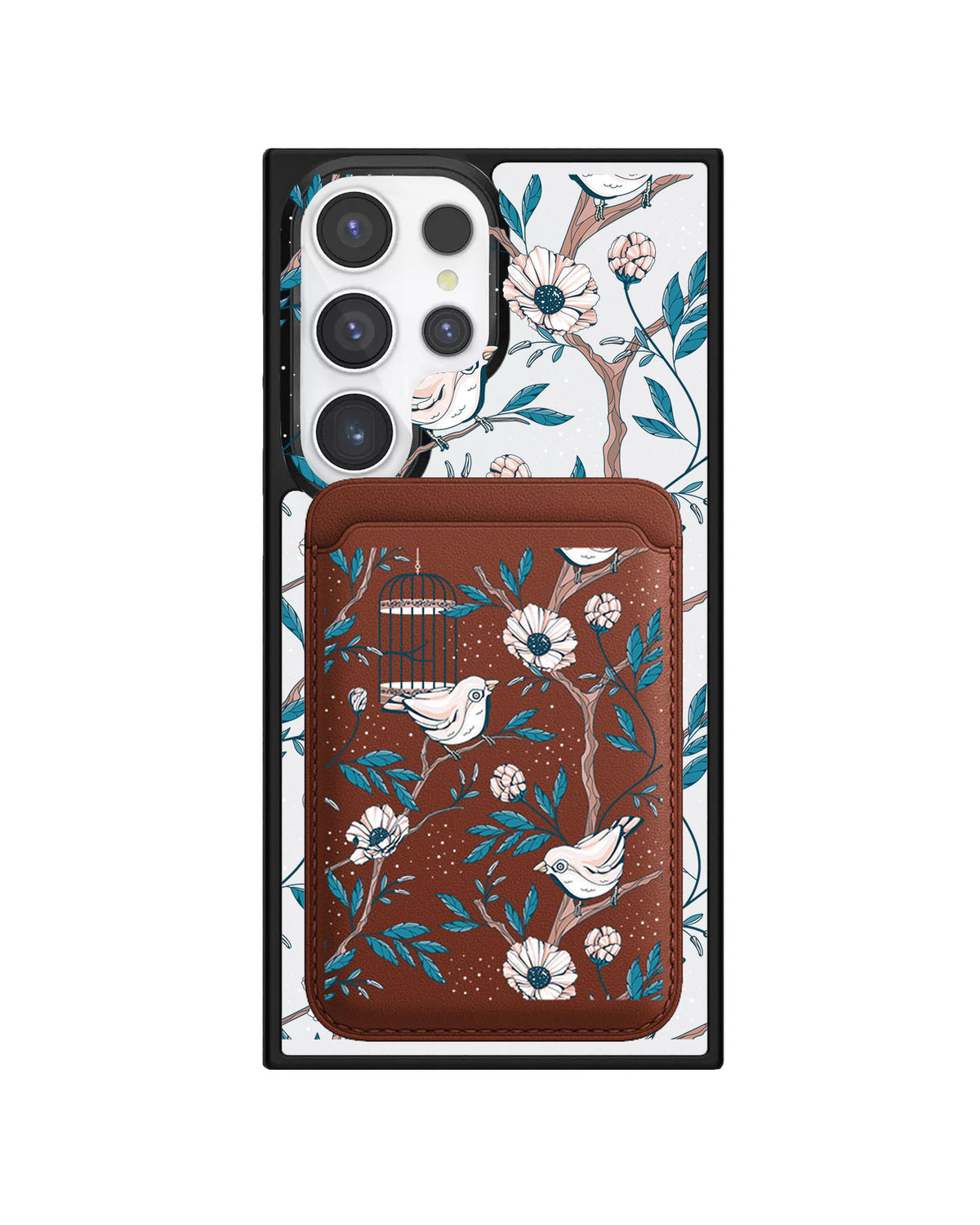 Android Magnetic Wallet Case - Lovebird 3.0