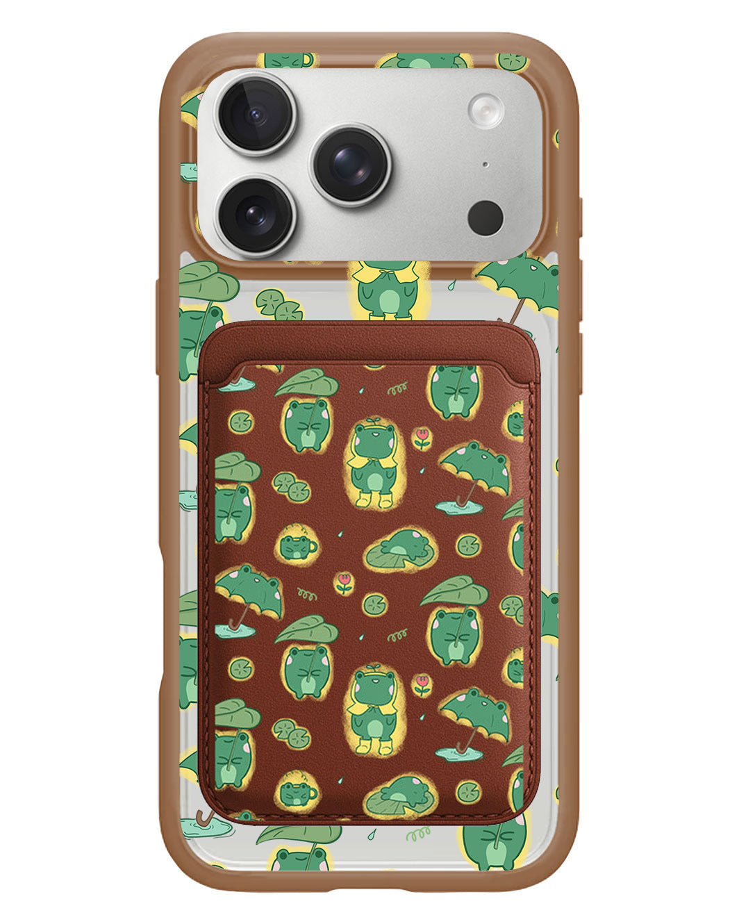 iPhone Magnetic Wallet Case - Happy Rain