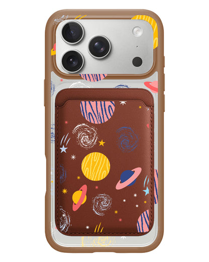 iPhone Magnetic Wallet Case - Planetarium 2.0