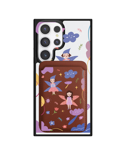 Android Magnetic Wallet Case - Fairy Pattern